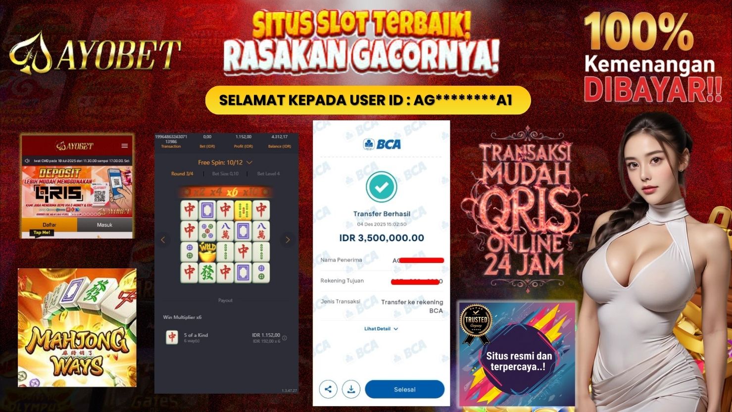 AYOBET JACKPOT SLOT MAHJONG WAYS